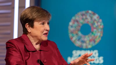 IMF managing director Kristalina Georgieva warns of global economic risks from the Iran conflict. AFP