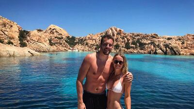 Tennis ace Caroline Wozniacki and her boyfriend, NBA star David Lee, shared this snap from an idyllic luxury yacht in Sardinia in June 2017. Instagram/ @carowozniacki