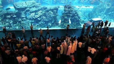 Smaller malls are finding new ways to compete with larger ones such as the Dubai Mall. AFP