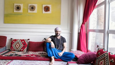 Wissam Barakeh, the founder of Taijitu House of Om, shares his Jumeirah home by offering free activities such as meditation, yoga, life coaching, and healing. Reem Mohammed / The National
