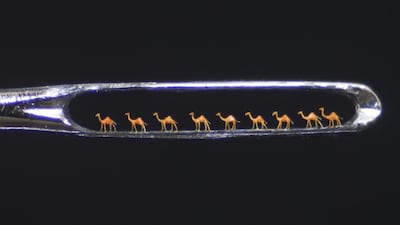 Nine Camels Courtesy Willard Wigan
