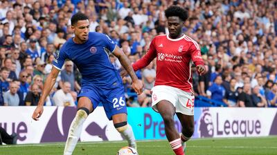 Ola Aina - 6. Willing runner on the left for Forest. Will have enjoyed this victory over one of his former clubs. Getty.
