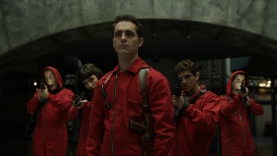 Berlin in 'La Casa De Papel' / 'Money Heist' in season two. Courtesy Netflix