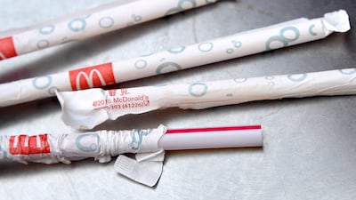 McDonald's are to replace their plastic straws with paper ones in UK and Ireland restaurants Reuters