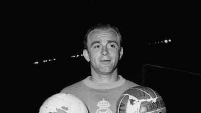Argentine-born forward Alfredo Di Stefano found success in the Primera Liga with Real Madrid. AFP file photo