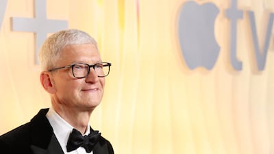 Departing Apple chief executive Tim Cook. AFP