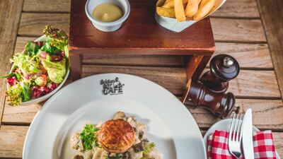 Vol au vent at Belgian Beer Cafe.