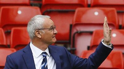 Leicester City manager Claudio Ranieri shown before his team's last Premier League match against Manchester United. Darren Staples / Reuters / May 4, 2016
