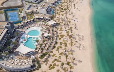 Beach Club aerial view. Courtesy Nikki Beach Dubai