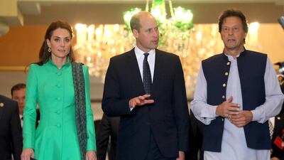 The couple are currently on their first visit to Pakistan. Getty Images