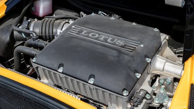 Its engine is a 3.5-litre V6 with 410hp and 420Nm of torque. Chris Whiteoak The National