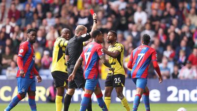 Emmanuel Dennis – 4. Watford’s top goalscorer was unable to do anything with the 73 minutes he had on the pitch and he was sacrificed as a result of Kamara’s sending off. Getty