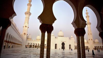 The Sheikh Zayed Grand Mosque is a must visit for those in Abu Dhabi. Silvia Razgova / The National