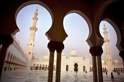 The Sheikh Zayed Grand Mosque is a must visit for those in Abu Dhabi. Silvia Razgova / The National