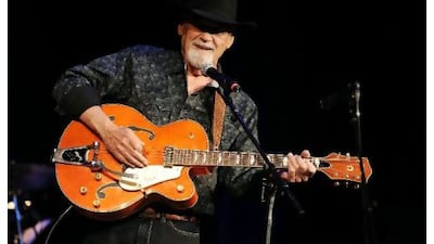 Duane Eddy is pictured in concert in Nashville this month.
