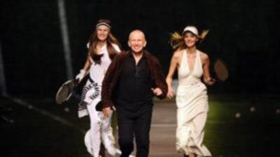 The designer Jean-Paul Gaultier received widespread appreciation for his tennis-influenced collection designed for Hermes.