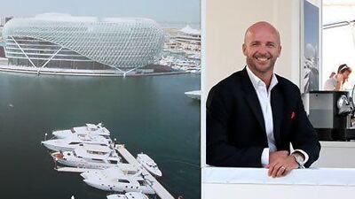 Cedric Le Rest, the general manager of Yas Marina. Pawan Singh / The National