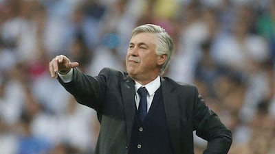 Coach Carlo Ancelotti lead Real Madrid to their 10th elite European title last season but was sacked after the club finished runners-up to Barcelona in Primera Liga and lost to Juventus in the semi-finals of this year’s Champions League. AP Photo/Daniel Ochoa de Olza