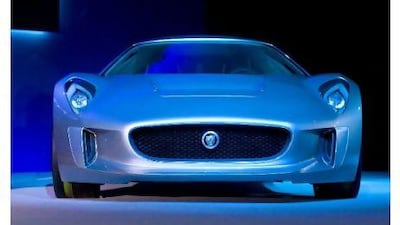 The Jaguar Cars Ltd. C-X75 concept supercar will be developed as a green vehicle. Chris Ratcliffe / Bloomberg