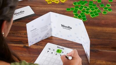 The board game will feature the same gameplay where players must solve the puzzle in six guesses — only here, they will now compete against each other. Photo: Hasbro