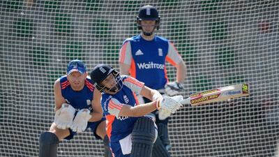 Joe Root, front, has been the key man with the bat for England on their UAE tour and is expected to play a major role in the ODI series. Gareth Copley / Getty Images