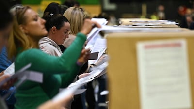 Ballot papers were counted for a second day on Sunday under a ranked-choice system that can take days to reveal the state of Ireland's new parliament. AFP
