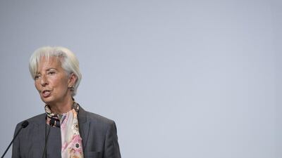 The IMF will cut its headline estimates for global economic growth later this week, Christine Lagarde, the Fund’s managing director said on Tuesday. Jasper Juinen / Bloomberg