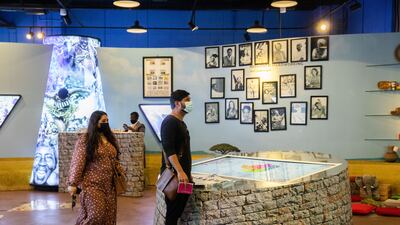 Visitors at the Zimbabwe Pavilion, Expo 2020 Dubai. Steve Holland/Expo 2020 Dubai