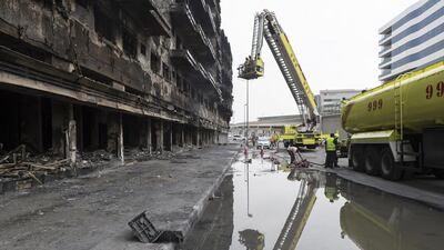 There has been no official response from the Civil Defence as to the cause of the fire but police forensic work is ongoing at the scene.