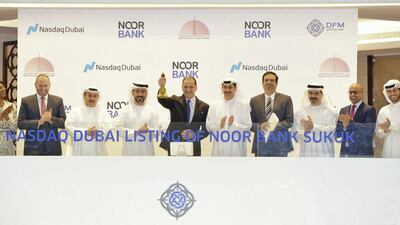 Sukuk issuances, which fell 12 per cent in the first half of this year to $55bn, will pick up in the second half with sales from Indonesia and Malaysia. Courtesy Noor Bank