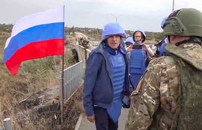 UN nuclear safety chief Rafael Grossi has visited nuclear plants in Ukraine and Russia to warn of the risk of an accident. EPA