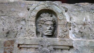 A relief is seen at Sambor Prei Kuk, or 'the temple in the richness of the forest'. Samrang Pring / Reuters