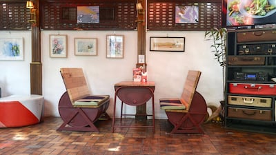 Artworks adorn the walls, with both local and international artists given the opportunity to display their works for greater exposure. Khushnum Bhandari / The National