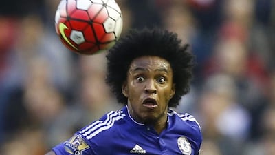Chelsea’s Willian in action against Liverpool. Carl Recine / Action Images via Reuters