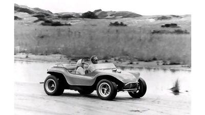 Steve McQueen and Faye Dunaway make a Meyers Manx even cooler in the 1968 film The Thomas Crown Affair.