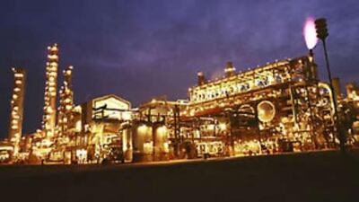 A Sabic plant. Plastics production at its complex in Jubail is expected to return to normal in days within days.