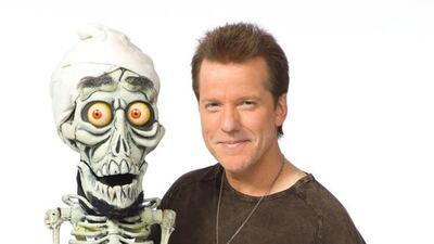 The American comic and ventriloquist Jeff Dunham. Courtesy Flash Entertainment