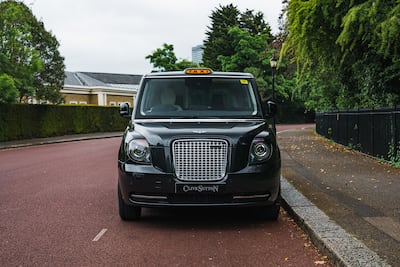 Clive Sutton's version of a customisable London cab, complete with a 'taxi' sign. Photo: Clive Sutton