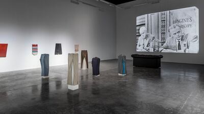 Alessandro Balteo-Yazbeck’s ‘Instrumentalized’ at Green Art Gallery in Dubai features the type of clothing regularly donated to refugees in times of crisis