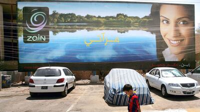 Zain Iraq's initial public offering next year is estimated to raise at least US$1 billion. Wathiq Khuzaie / Getty Images
