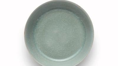 Rare Ru Guanyao brush washer bowl. Courtesy Sotheby’s Hong Kong