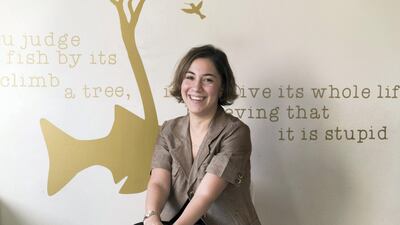 Dr Haneen Jarrar, a child psychologist at the Camali Clinic in Dubai, says young victims of bullying show the most noticeable change in behaviour. Reem Mohammed / The National