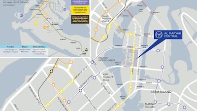 Abu Dhabi Metro Project for Al Maryah Central, a 2.3 million-square-foot super-regional shopping centre located at the core of Al Maryah Island in Abu Dhabi. Courtesy Gulf Related