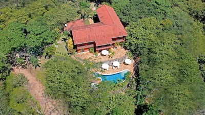 Supremely situated amid 500 acres of privately owned jungle in a remote area of Costa Rica's lush Nicoya Peninsula, the villas on Playa Barrigona are tropical retreats unlike any other and are owned by celebrated actor Mel Gibson. Photo: Christie's International Real Estate