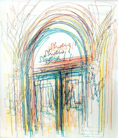 One of the works by Omar Berakdar. Courtesy Arthere Istanbul