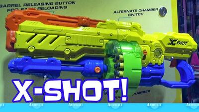The Zuru X-shot dart blaster is on target to be a festive best-seller