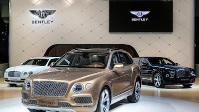 In 2022, Bentley delivered 15,174 vehicles globally, up 4 per cent over 2021. Photo: Dubai International Motor Show