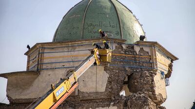 Al Nuri Mosque in Mosul. Moamin Al-Obeidi / Unesco