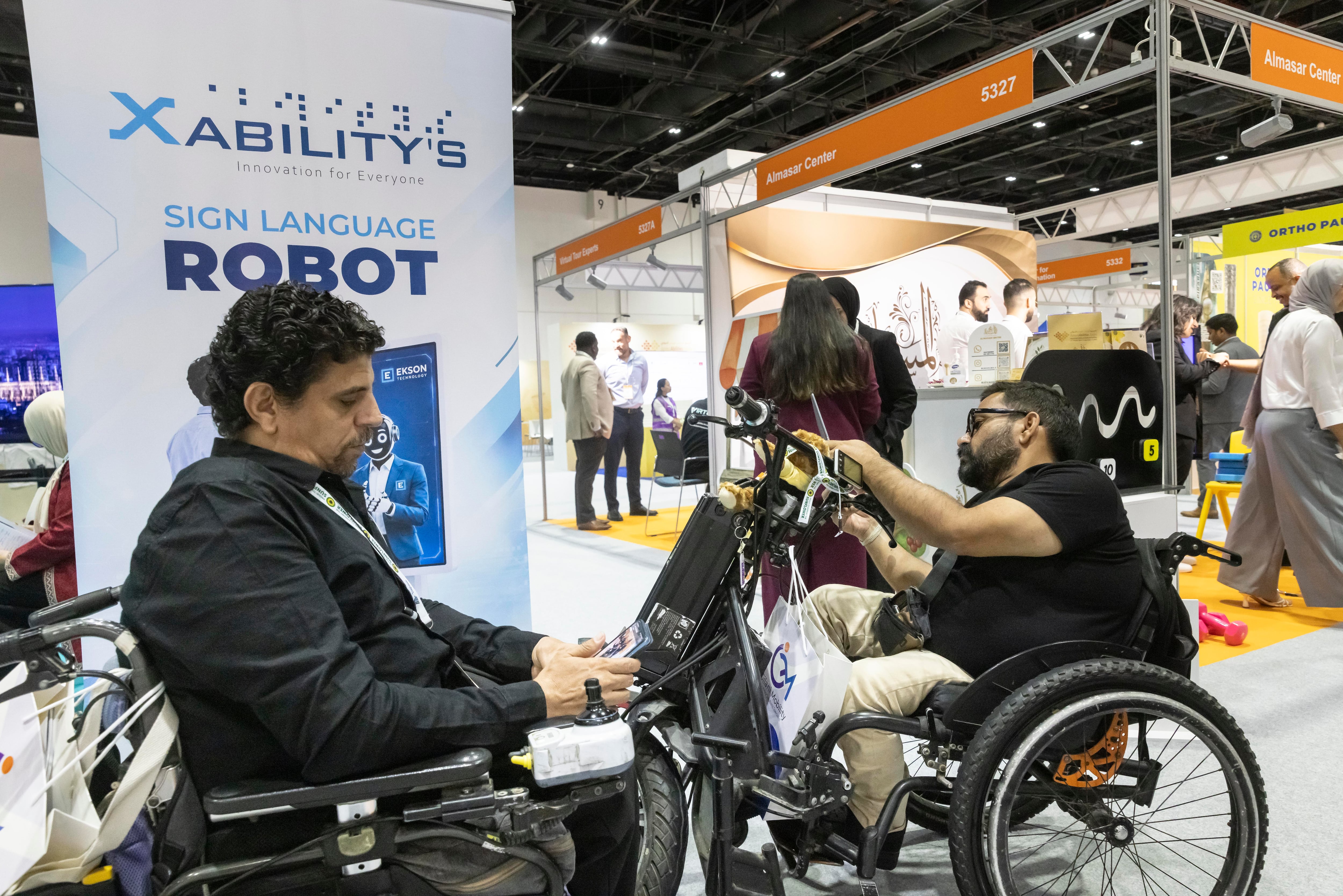 The AccessAbilities Expo in Dubai, which started on October 19. Antonie Robertson / The National