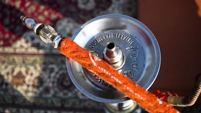 A shisha at the Bedouin camp site which was hand picked for its authenticity. Lee Hoagland / The National